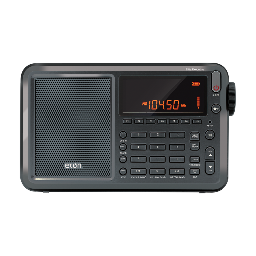 Elite Executive Radio | Shortwave AM/FM, VHF Radio | Outdoor Ready & Portable