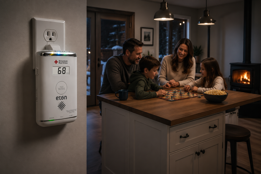 American Red Cross Blackout Buddy (BBCO) | Carbon Monoxide Detector & Alarm | Plugin or Battery Powered