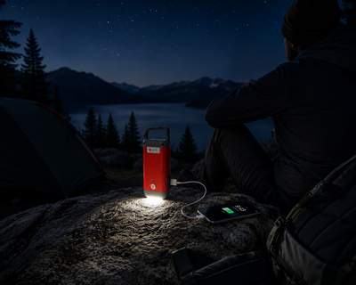 American Red Cross Clipray | Mini Keychain, Clip-On Flashlight and USB Phone Charger