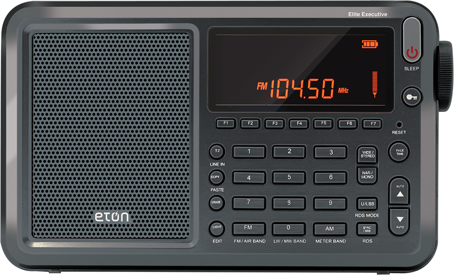 Elite Executive Radio | Shortwave AM/FM, VHF Radio | Outdoor Ready & Portable