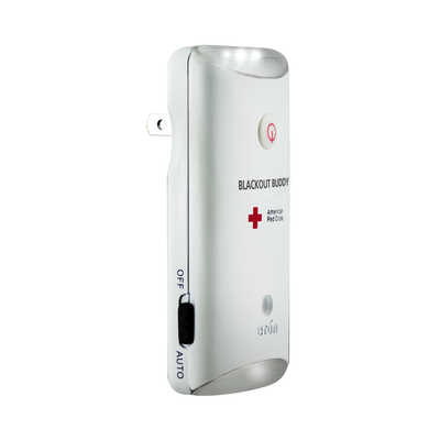 American Red Cross Blackout Buddy Swivel | Emergency LED Flashlight & Nightlight | Rechargeable & Plugin Ready