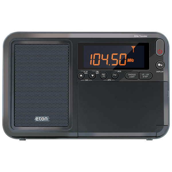 Portable AM/FM Radio | Small Travel Radio & Alarm Clock - Etón E