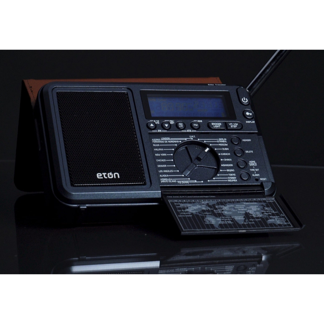 Elite Traveller - Portable, International AM/FM Radio Alarm Clock
