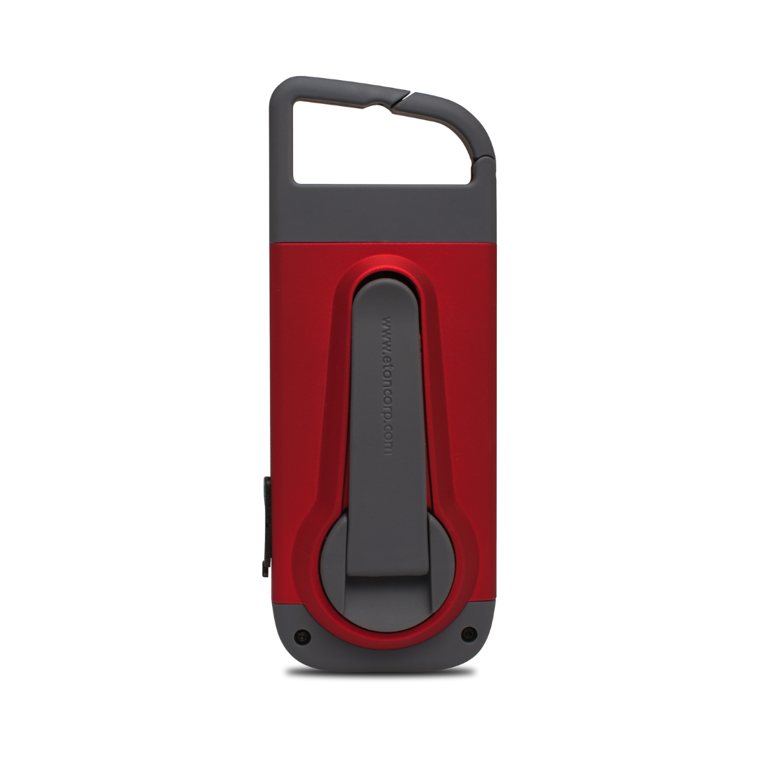 American Red Cross Clipray | Mini Keychain, Clip-On Flashlight and USB Phone Charger