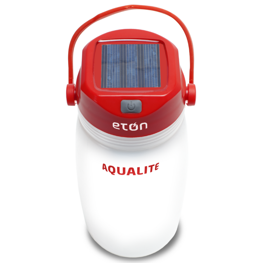 AquaLite | Solar Powered, Hanging White Lantern & Emergency Kit