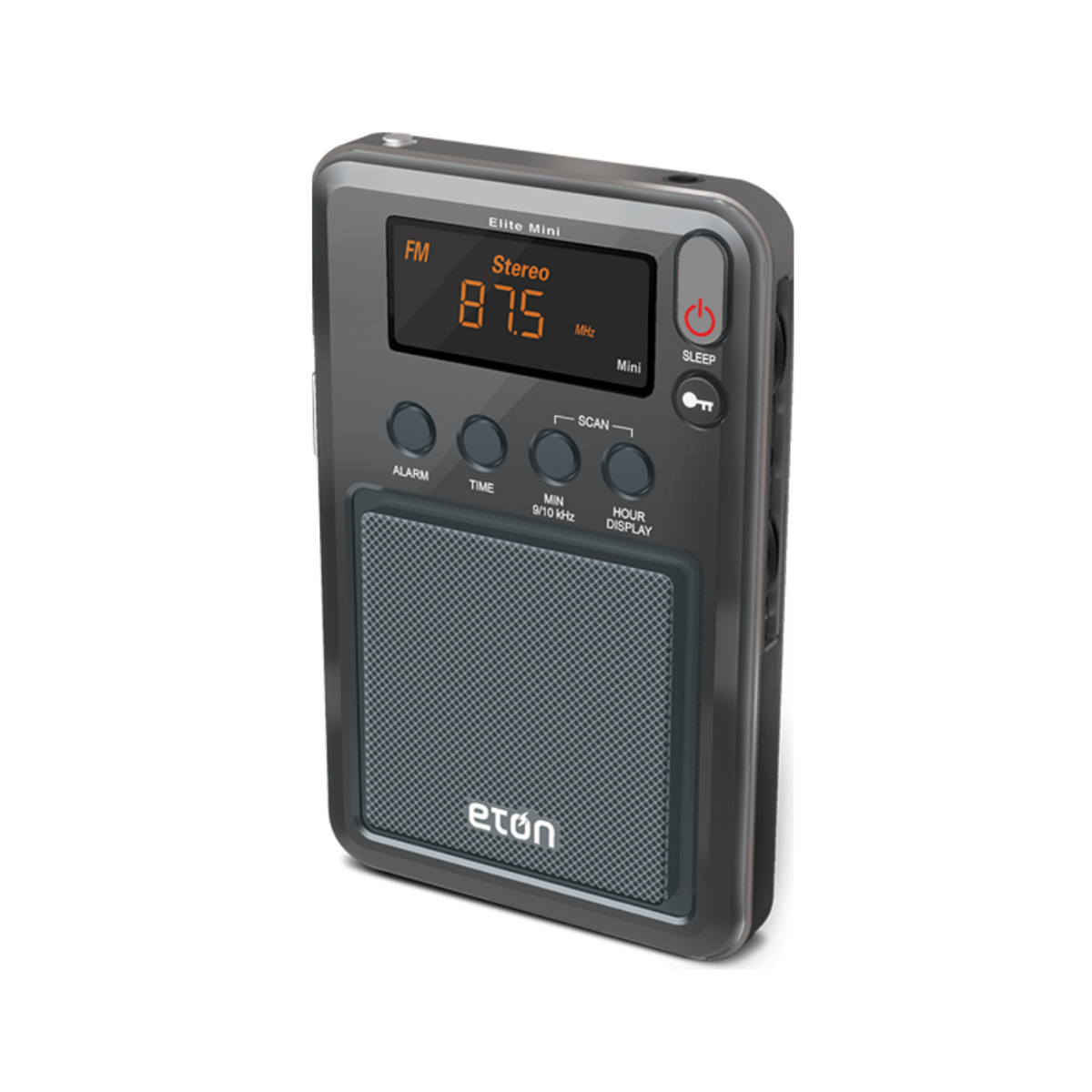 Elite Mini | Bluetooth AM/FM Radio & Clock | Battery Powered & Portable