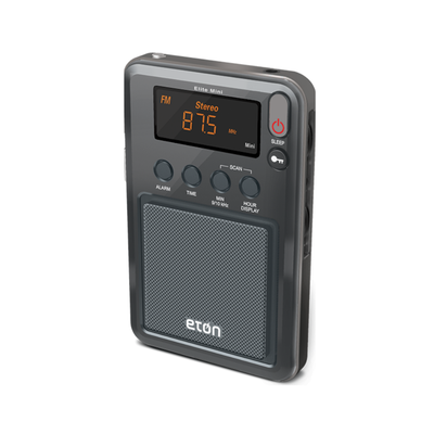 Elite Mini | Bluetooth AM/FM Radio & Clock | Battery Powered & Portable