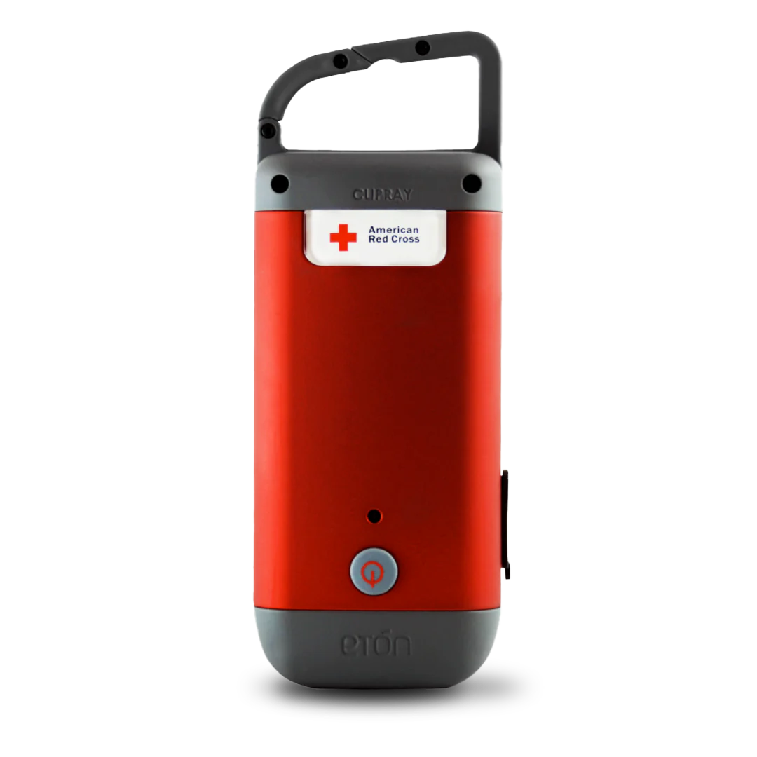 American Red Cross Clipray | Mini Keychain, Clip-On Flashlight and USB Phone Charger