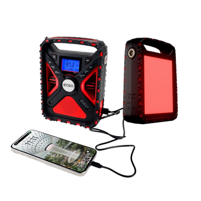 Quest | Solar Powered NOAA Weather Radio & Emergency Flashlight