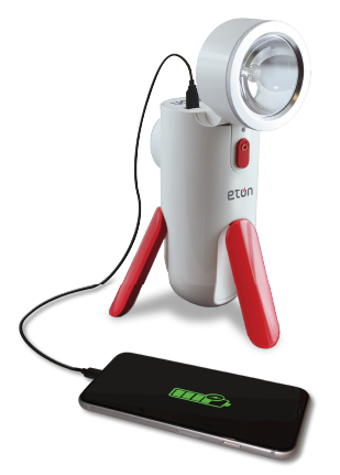 American Red Cross Road Torq | Hand Crank Smartphone Charger & Emergency Flashlight