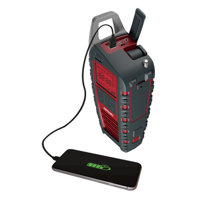 Odyssey | Hand Crank AM/FM Radio with Solar Power & Bluetooth Connection