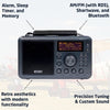 Elite Field Radio | Bluetooth AM/FM Clock Radio | Portable & Outdoor Ready