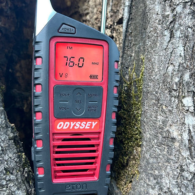 Odyssey | Hand Crank AM/FM Radio with Solar Power & Bluetooth Connection