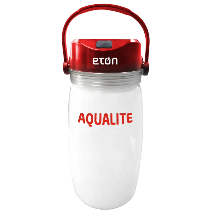 AquaLite | Solar Powered, Hanging White Lantern & Emergency Kit